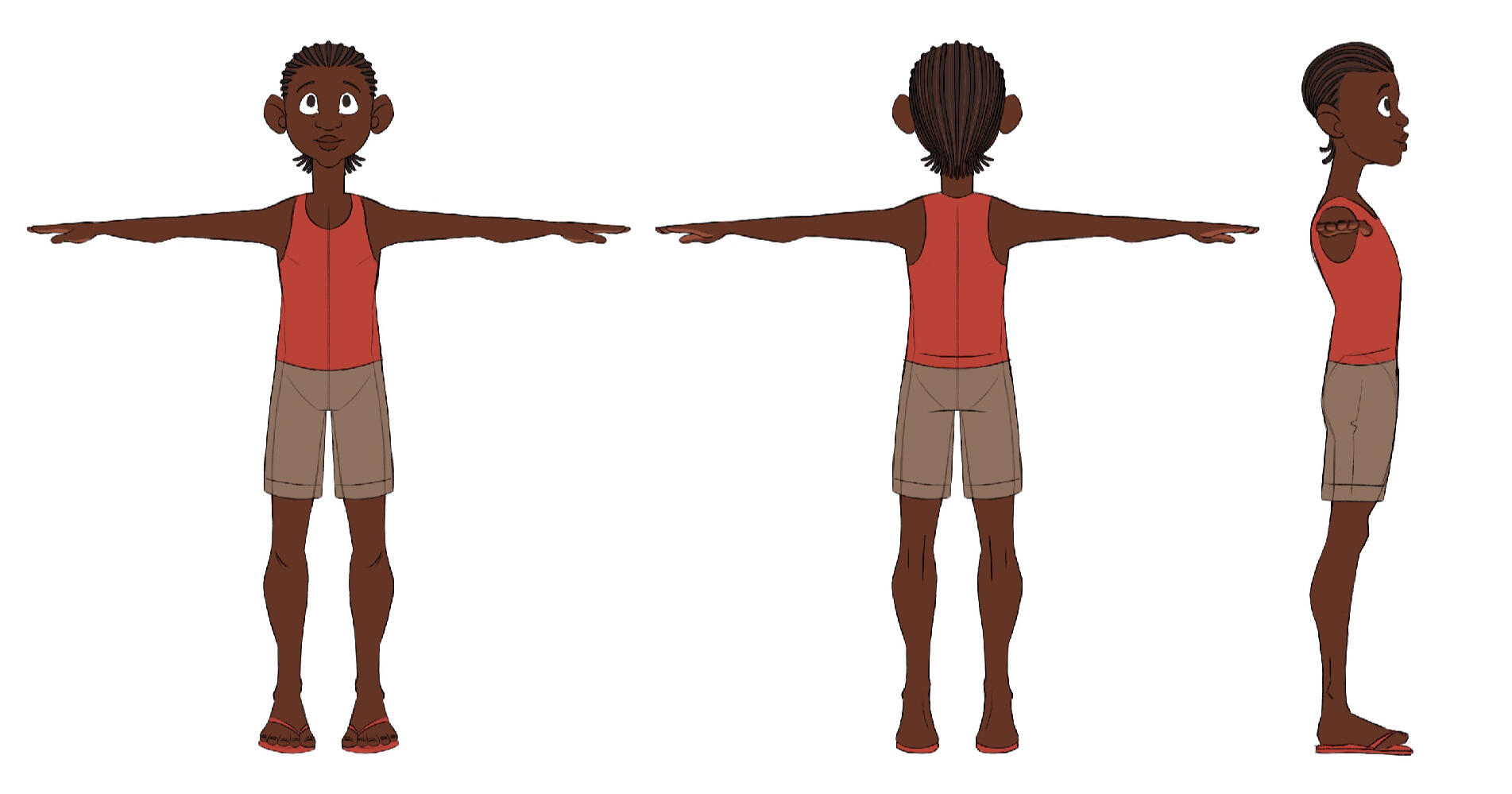 Bashiir - Sofa Character Mosaic design for 3D rig