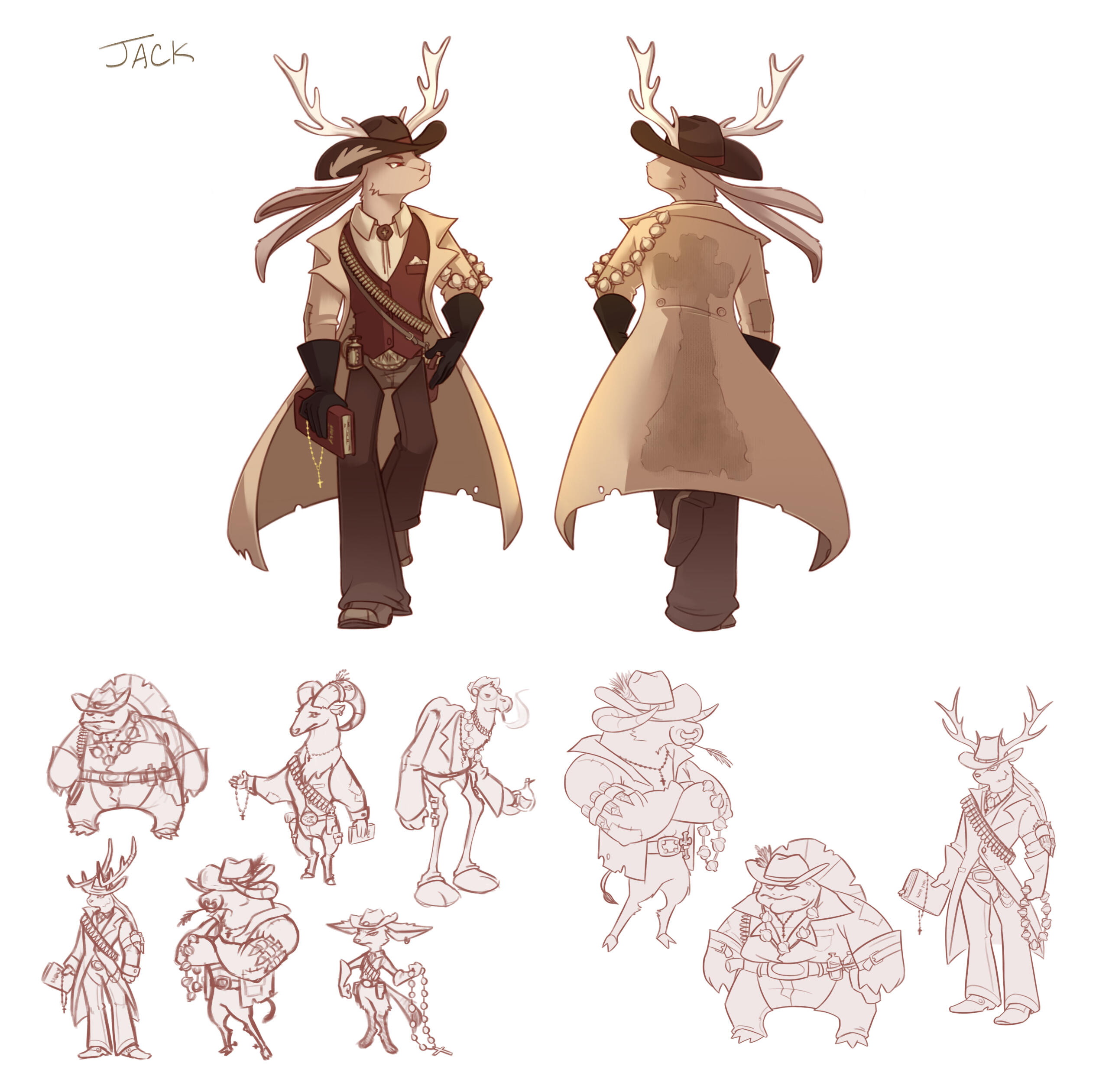 Jack - video game character design