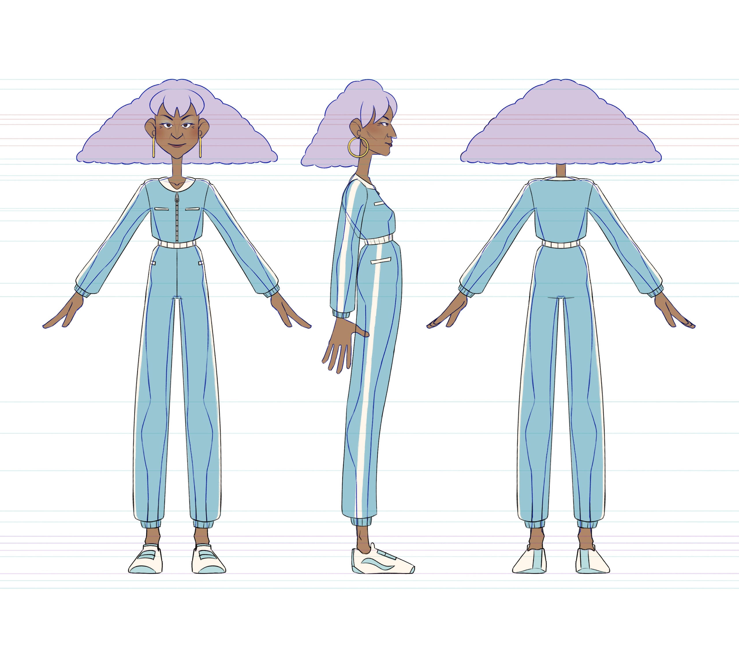 Dee - Sofa Character Mosaic design for 3D rig