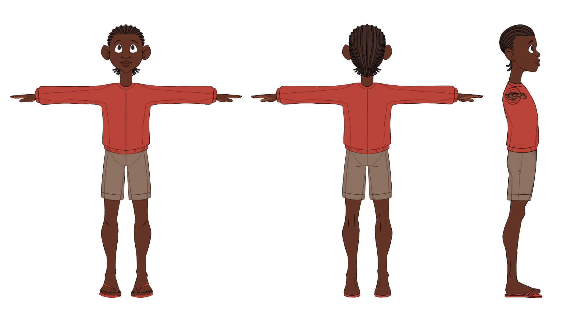 Bashiir - Sofa Character Mosaic design for 3D rig