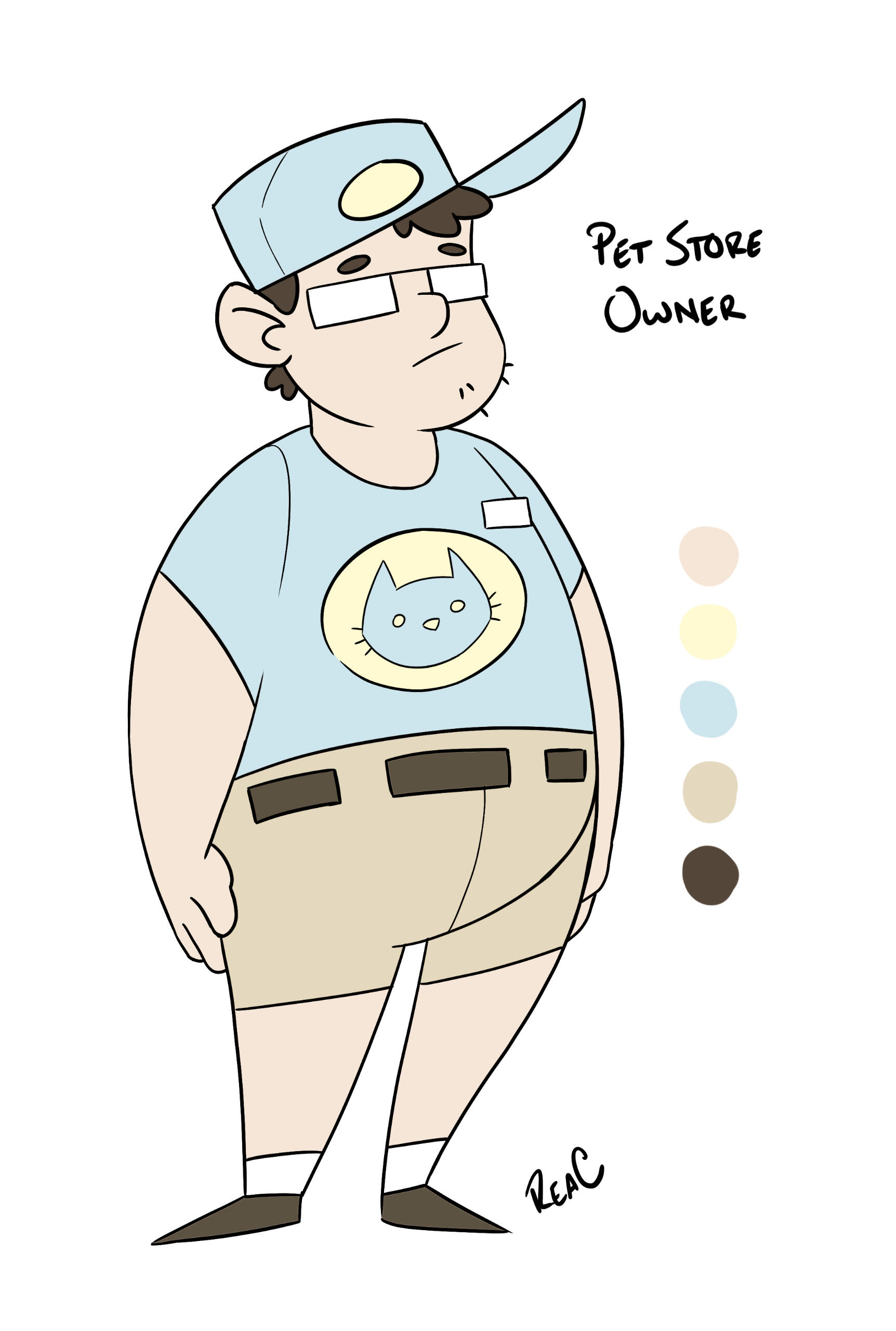 Pet Store Guy - design for Born A Clown at CCAD