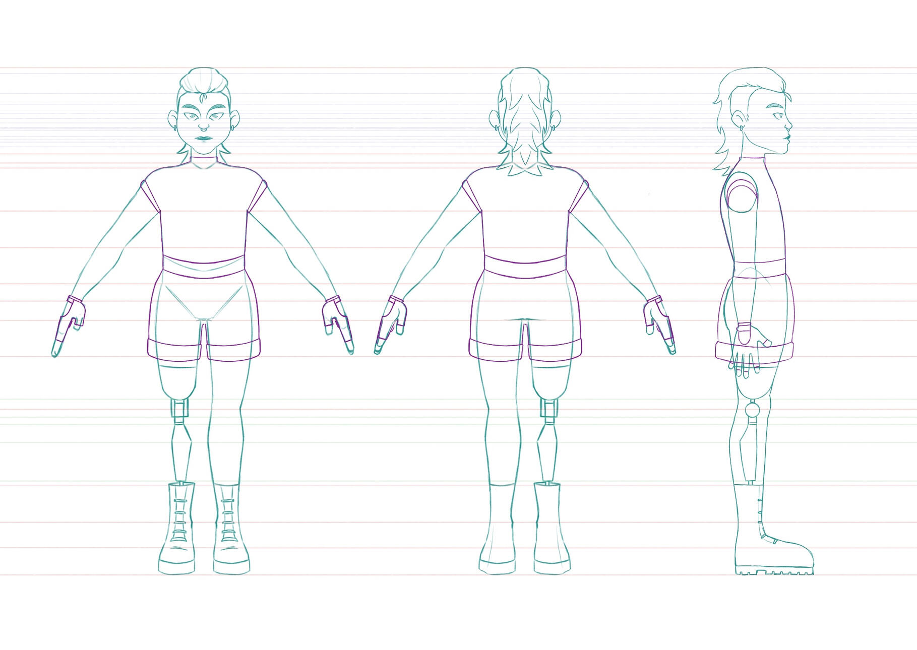 Jae-shin - Sofa Character Mosaic design for 3D rig (coming soon!)